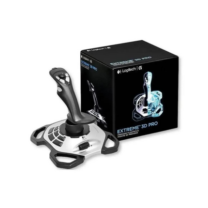 Joystick Logitech Extreme 3D Pro | Ergonómico | 12 Botones Programables | Precisión Avanzada