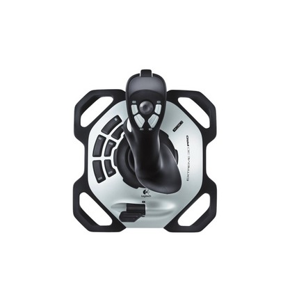 Joystick Logitech Extreme 3D Pro | Ergonómico | 12 Botones Programables | Precisión Avanzada
