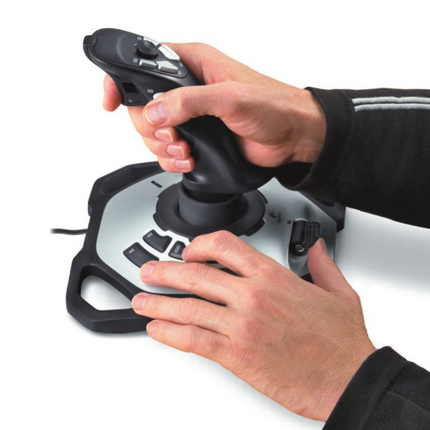 Joystick Logitech Extreme 3D Pro | Ergonómico | 12 Botones Programables | Precisión Avanzada