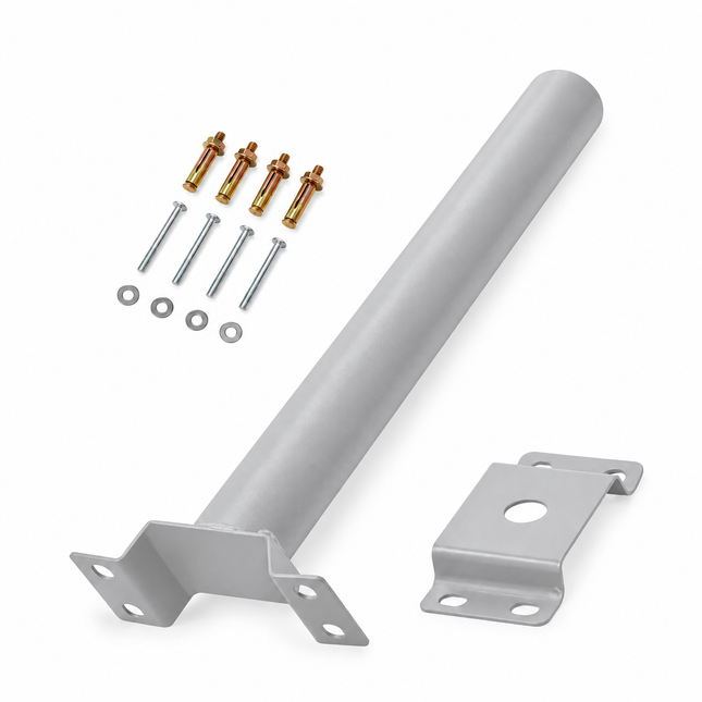 GEL Brazo para Lámpara Solar 40 cm gris, 60095ARM
