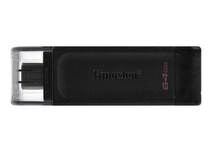 Memoria USB Kingston DataTraveler 70 | 64GB | USB-C 3.2 Gen 1 | Diseño Compacto | DT70/64GB