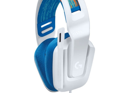 Headset G335 vista superior con diadema acolchada ajustable