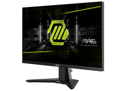 Vista lateral derecha monitor MSI MAG 255F E20 mostrando perfil delgado