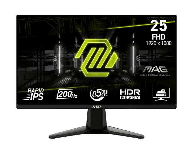 Monitor Gaming MSI MAG 255F E20 | 24.5” Plano | 1080p | 200 Hz | Anti-Glare | HDMI y DisplayPort