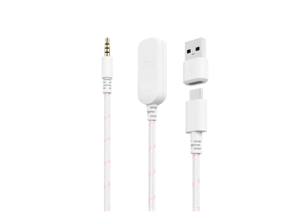 Audífonos HP HyperX Cloud III Blanco/Rosa, 9W1Q4AA