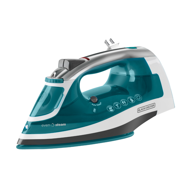 Plancha de Vapor Black+Decker Vitessa ICR1924 | 1200 W | Suela CeramicGlide | SmartSteam™ | Cable Retráctil