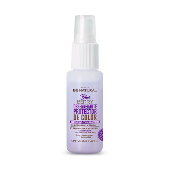 Desenredante Blue Berry Placent Life | 50ml | Protección de color para cabello teñido