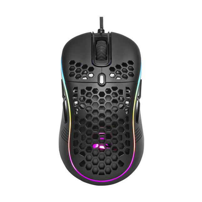 Mouse Gaming Sharkoon Light² S | 78g | PixArt PAW3327 | 8 Botones | RGB | Alámbrico USB