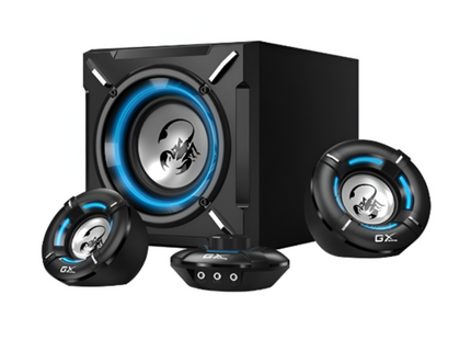 Parlante Genius SW-G2.1 1000 | Sistema de Sonido | Subwoofer | 26W RMS | Cableado 3.5mm | RCA