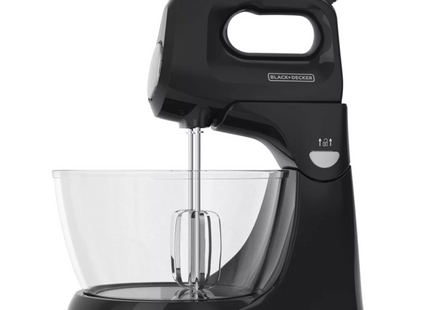 Batidora Black+Decker MX9125-2BDLA | 2 en 1 Vertical y Manual | 250W | 5 Velocidades | Tazón Giratorio | 110V/120V