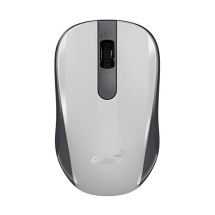 Mouse Genius RS2 NX-8008S | Inalámbrico con Receptor USB | 1200 DPI | Diseño Ambidiestro | Blanco/Gris