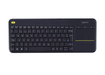 Teclado Inalámbrico Logitech K400 Plus | 70% | Touchpad Integrado | Español | 2.4 GHz | Negro
