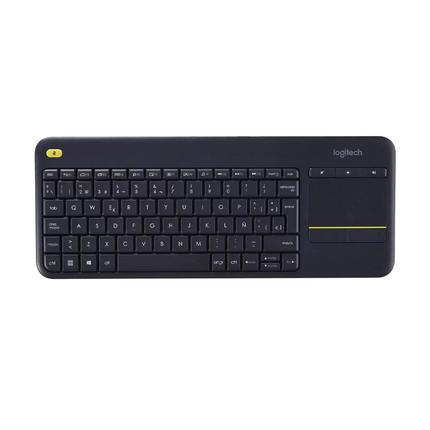 Teclado Inalámbrico Logitech K400 Plus | 70% | Touchpad Integrado | Español | 2.4 GHz | Negro