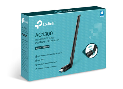 Adaptador USB Inalámbrico AC1300 TP-Link, Archer T3U Plus