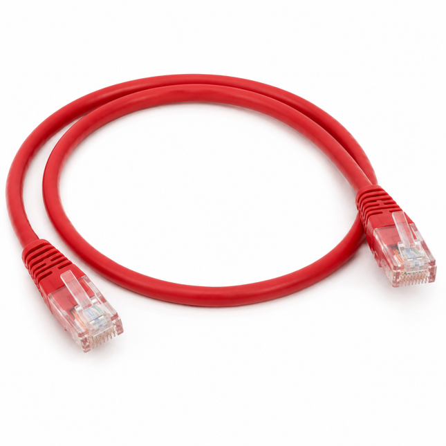 Panduit TX6A-28™ UTP28X1RD Patch Cord Cat 6A UTP de 1 Pie, 28 AWG, RJ45, Rojo
