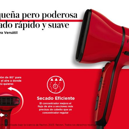 Secadora AirFlow Control Revlon | Para un secado potente con control total del flujo de aire y menos frizz