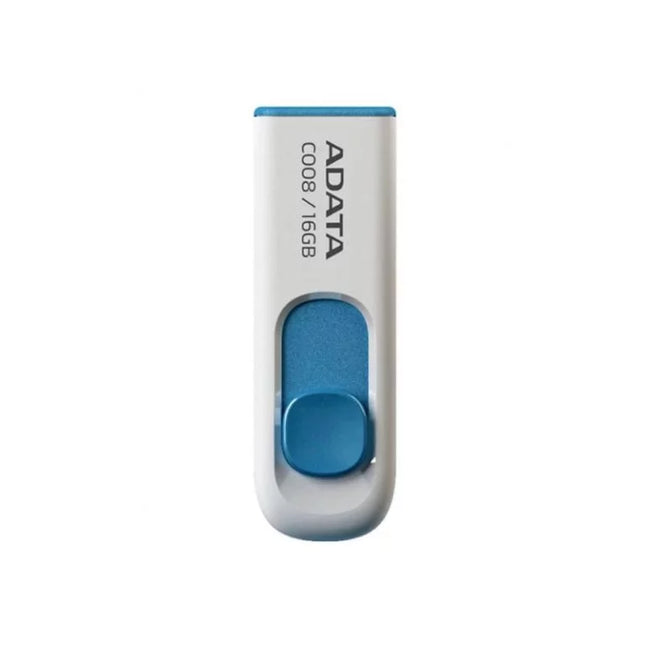 Memoria USB ADATA 16GB 2.0 | White+Blue | Alta velocidad | Compacta | Durable
