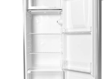 GRS GRD 186-1P-VCM Refrigeradora con Escarcha de 6 pies³, Dispensador y 1 Puerta Gris Acero