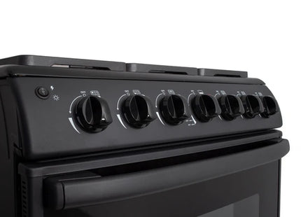GRS 30GM3B Estufa a Gas de 30" con 6 Quemadores, Horno Total Heat y Comal Negro
