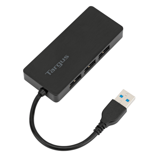 Targus hub USB 3.0 4 puertos ACH124US - vista frontal