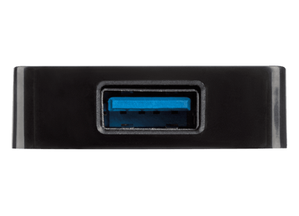 Targus hub USB 3.0 4 puertos ACH124US - detalle de puertos