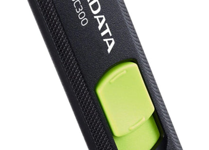 Memoria USB ADATA UC300 ACHO-UC300-128G-RBK/GN | 128GB | USB 3.2 | Tipo-C | Negro/Verde