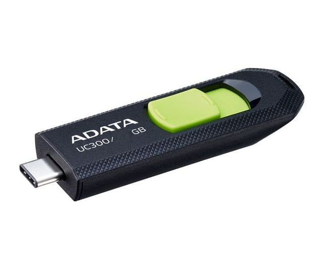 Memoria USB ADATA UC300 | 64GB | USB 3.2 Gen 1 | Tipo-C | Negro/Verde