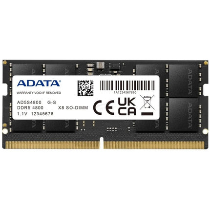 Memoria Laptop ADATA AD5S480032G‑S | 32GB | DDR5‑4800MHz | SO‑DIMM