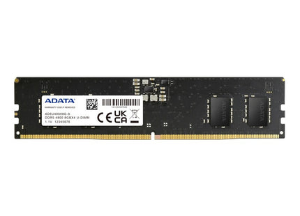 Memoria RAM ADATA Premier DDR5 | 8GB | 4800MHz | UDIMM | CL40 | 1.1V | On-die ECC