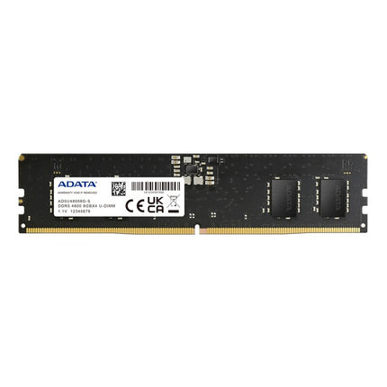 Memoria RAM ADATA Premier DDR5 | 8GB | 4800MHz | UDIMM | CL40 | 1.1V | On-die ECC