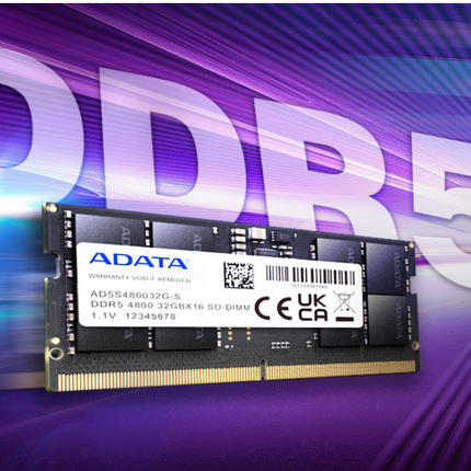 Memoria Laptop ADATA AD5S480032G‑S | 32GB | DDR5‑4800MHz | SO‑DIMM