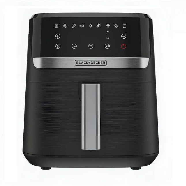 Freidora de Aire Digital Black+Decker PURIFRY AFBD62‑1BDLA | 5.5 L | 1500 W | Panel Táctil | 9 Funciones | Temperatura hasta 200 °C | Negra