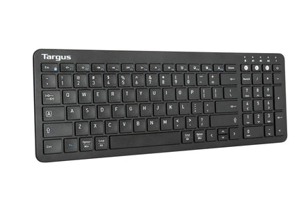 Targus AKB863US Teclado Inalámbrico Bluetooth Midsize Multi-Device Antimicrobial Negro