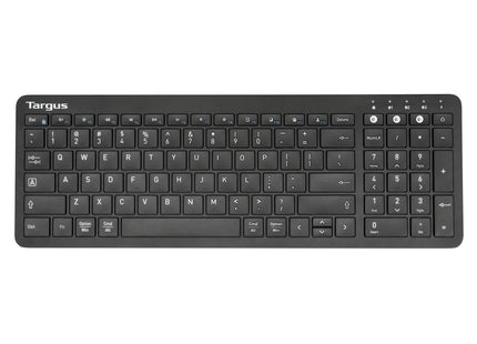 Targus AKB863US Teclado Inalámbrico Bluetooth Midsize Multi-Device Antimicrobial Negro