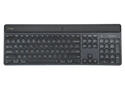 Targus Teclado EcoSmart de Recoleccion de Energia Sostenible AKB868US - vista superior