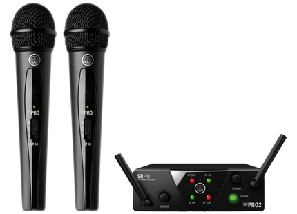 AKG WMS40 Mini Dual Vocal Set sistema inalámbrico - receptor y transmisores