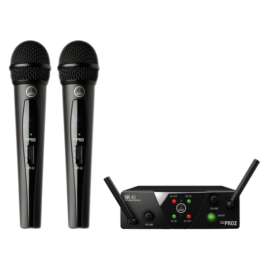 AKG WMS40 Mini Dual Vocal Set sistema inalámbrico - receptor y transmisores