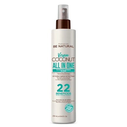 Tratamiento Virgin Coconut Placent Life Todo en Uno | 250ml | Para cabello maltratado y seco