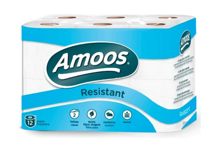 Amoos papel higienico decorado 6 rollos paq x 7 aloe vera 165 hjs 3 capas (20mtrs) - H632002