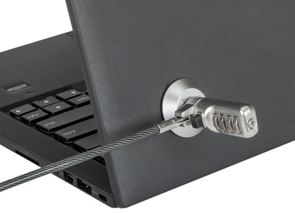 Adaptador de ranura para bloqueo Targus ASP001GLX con candado de cable