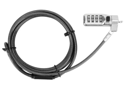 Targus DEFCON Compact candado con cable serializado - vista frontal del producto