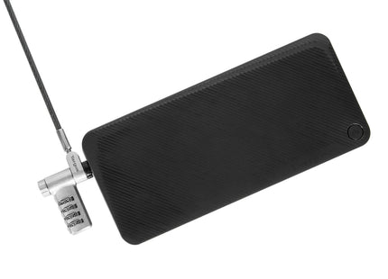 Targus Candado Defcon Ultimate Universal de Combinacion Reseteable ASP96RGLX - asegurando docking station