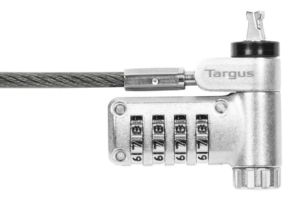 Targus Candado Defcon Ultimate Universal de Combinacion Reseteable ASP96RGLX - detalle del cabezal