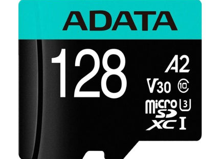 Memoria Micro SD ADATA AUSDX128GUI3V30SA2-RA1 | 128GB | UHS-I U3 | V30 | 4K Ultra HD