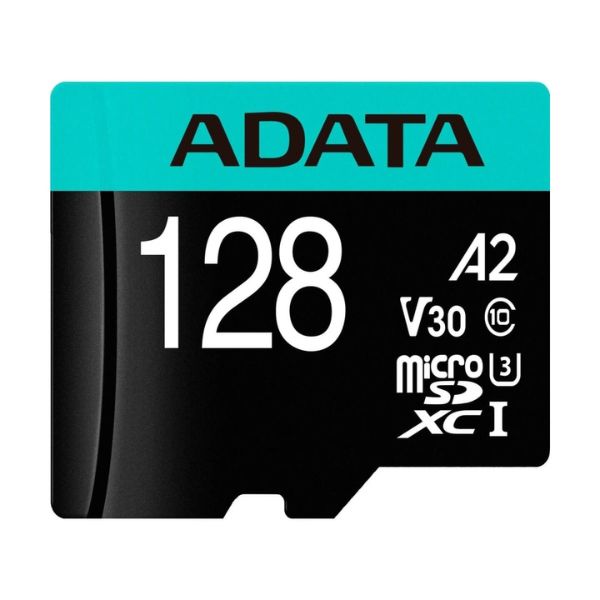 Memoria Micro SD ADATA AUSDX128GUI3V30SA2-RA1 | 128GB | UHS-I U3 | V30 | 4K Ultra HD