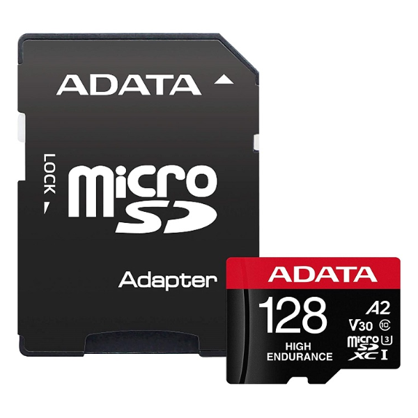 Memoria Micro SD ADATA Premier ONE | 128GB | UHS-I U3 | V30 | Clase 10 | A2 | Con adaptador SD