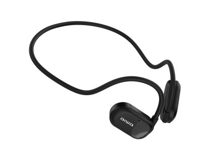 AIWA AW-ACF1 audífono conducción de aire negro vista frontal