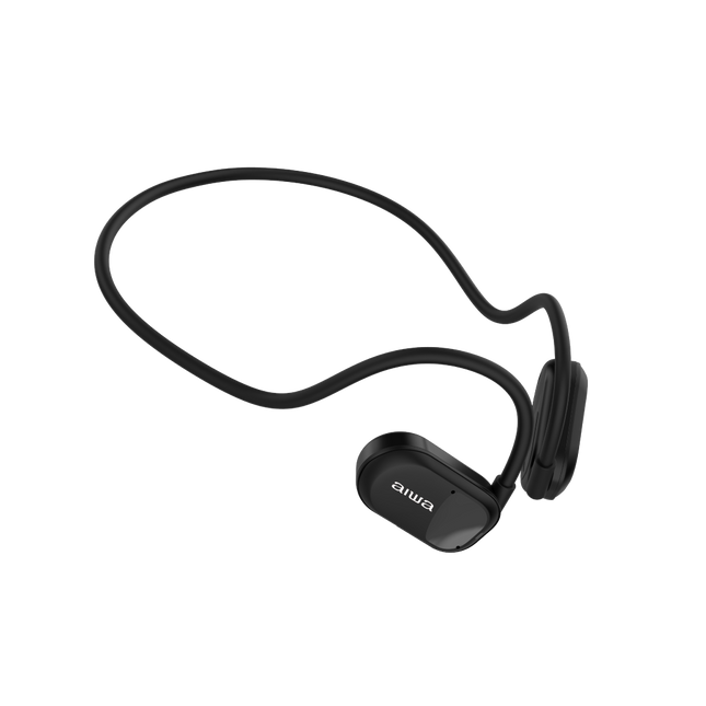 AIWA AW-ACF1 audífono conducción de aire negro vista frontal