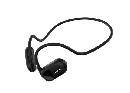 AIWA AW-ACF1 audífono conducción de aire negro detalle