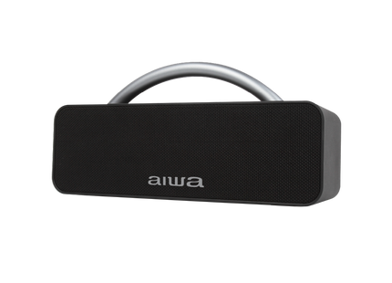 AIWA AWS80BT bocina portátil negra - vista lateral